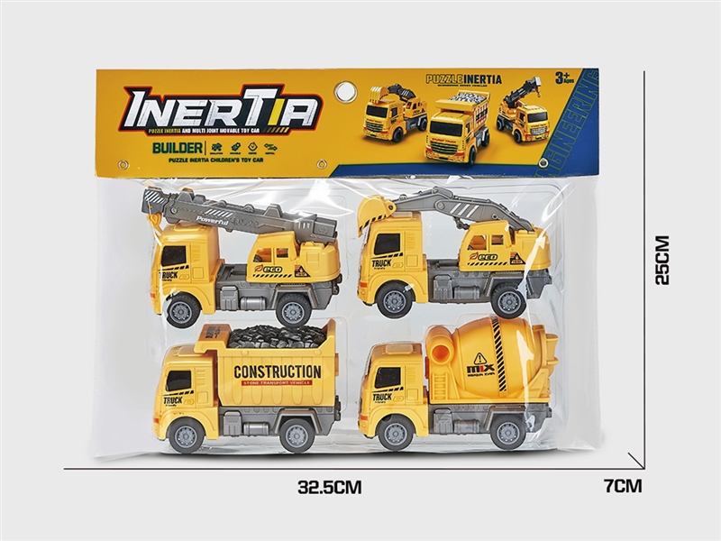 FRICTION CONSTRUCTION TRUCK 4PCS - HP1255919