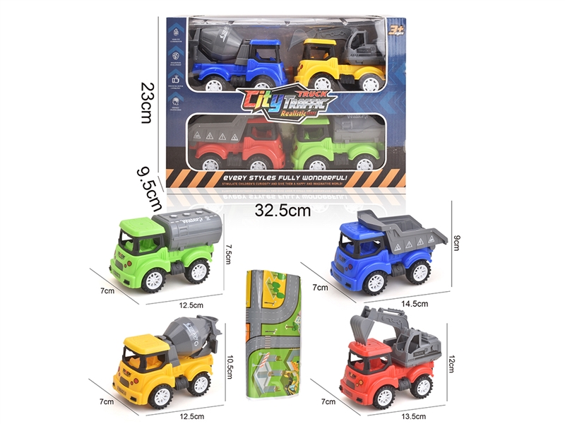 FRICTION CONSTRUCTION CAR SET - HP1256119