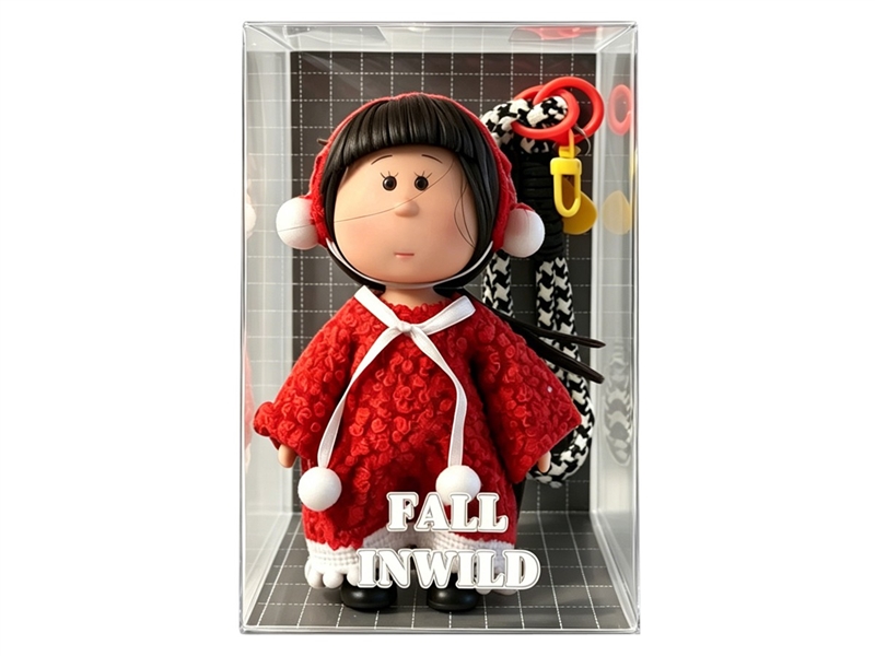 14CM RUBBER DOLL W/KEYCHAIN - HP1256183
