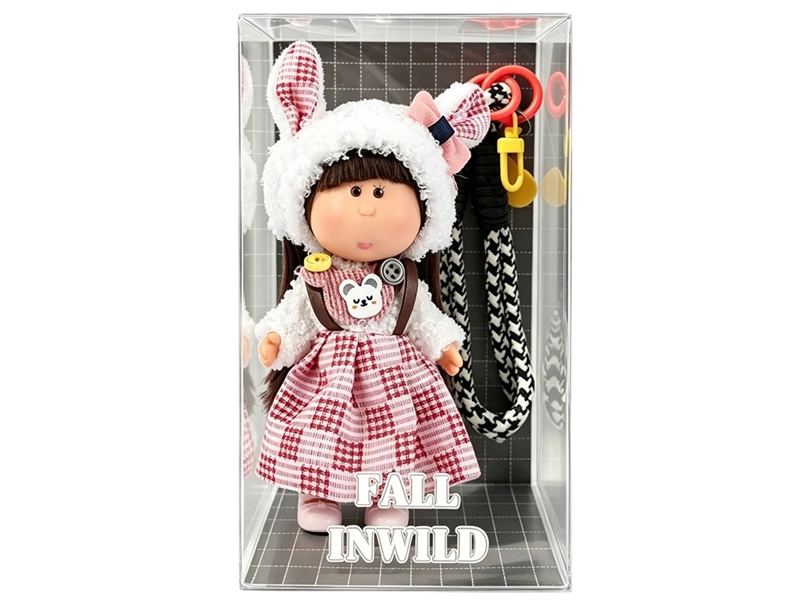 14CM RUBBER DOLL W/KEYCHAIN - HP1256201