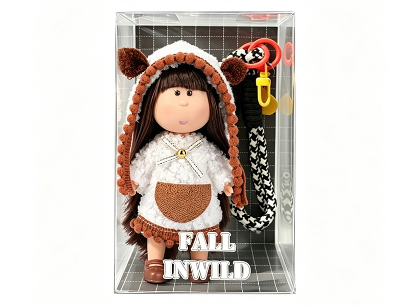 14CM RUBBER DOLL W/KEYCHAIN - HP1256204