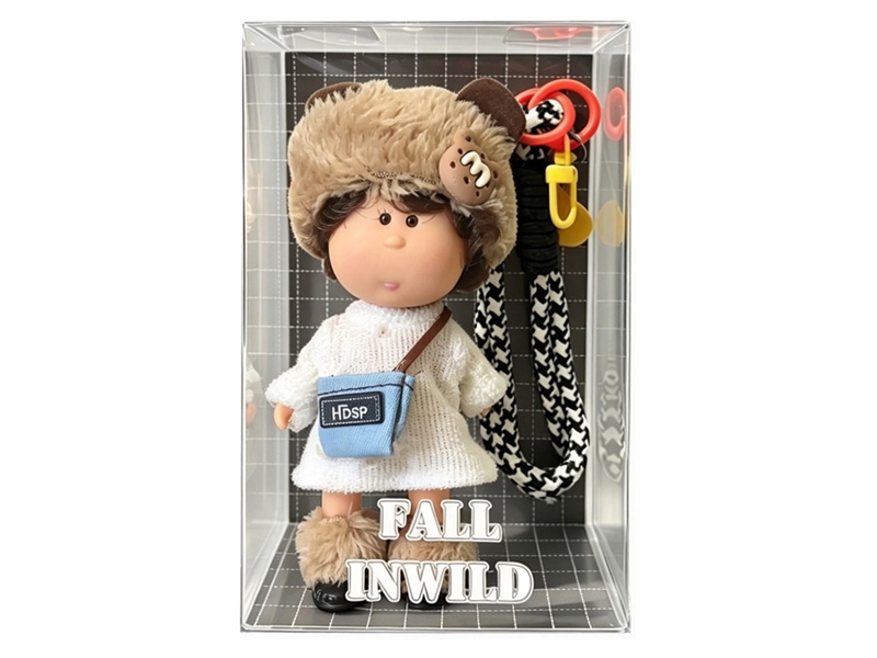 14CM RUBBER DOLL W/KEYCHAIN - HP1256212