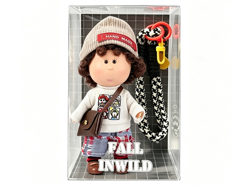 14CM RUBBER DOLL W/KEYCHAIN - HP1256214