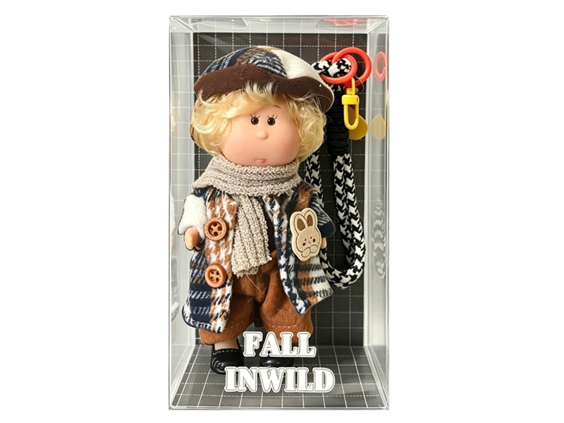 14CM RUBBER DOLL W/KEYCHAIN - HP1256218