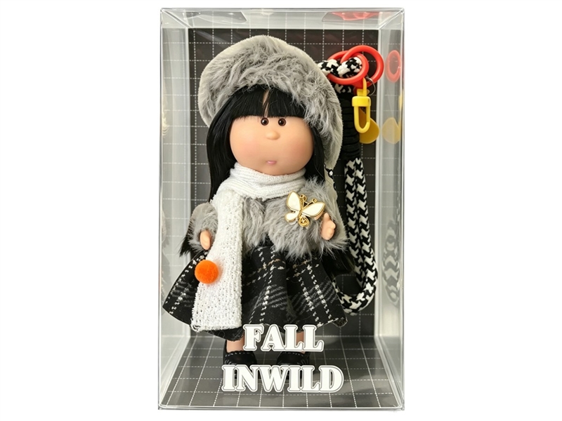 14CM RUBBER DOLL W/KEYCHAIN - HP1256219