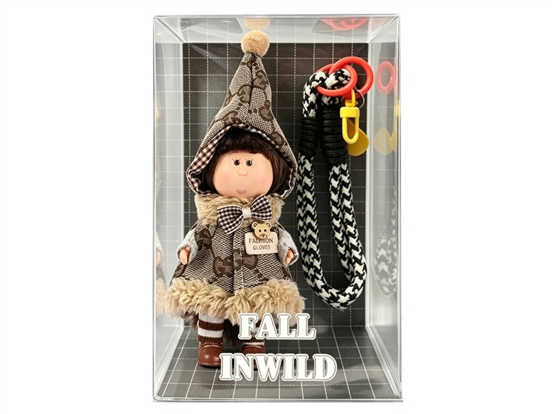 14CM RUBBER DOLL W/KEYCHAIN - HP1256220