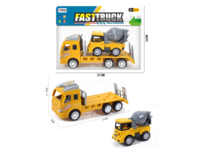 FRICTION TRUCK W/FREE WAY CONSTRUCTION CAR - HP1256344
