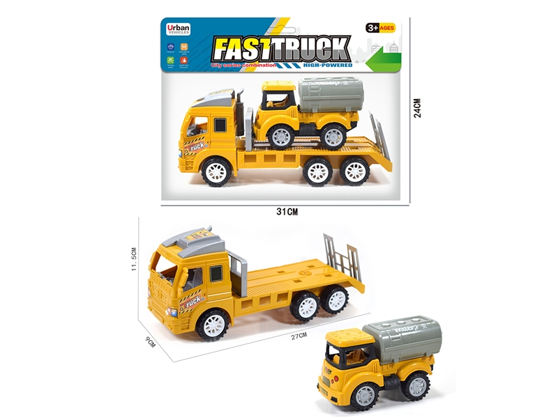 FRICTION TRUCK W/FREE WAY CONSTRUCTION CAR - HP1256345