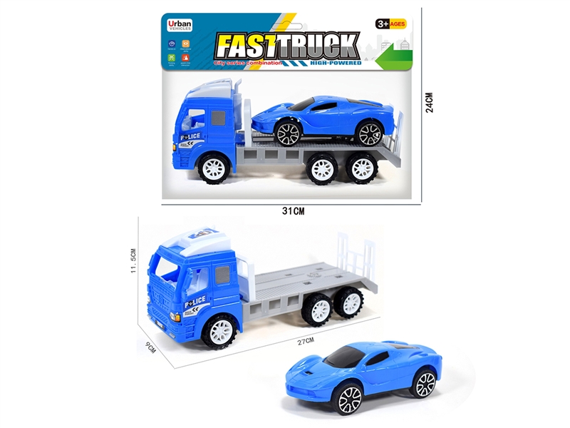 FRICTION POLICE CAR W/FRICTION CAR - HP1256350