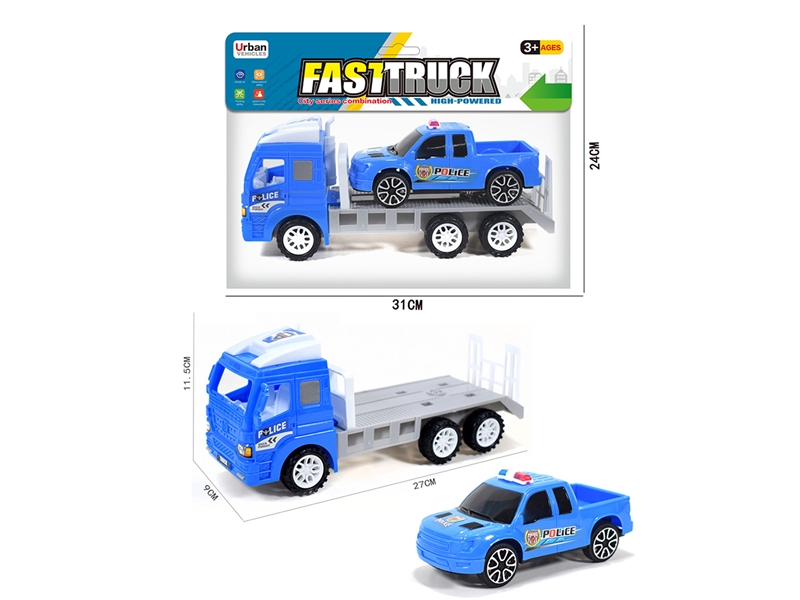 FRICTION POLICE CAR W/FRICTION CAR - HP1256352