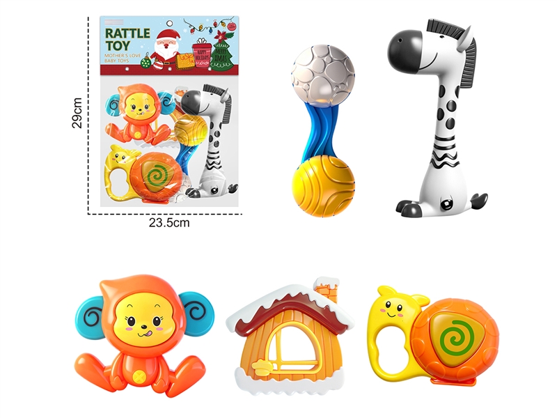 BABY RATTLE 5PCS - HP1256412