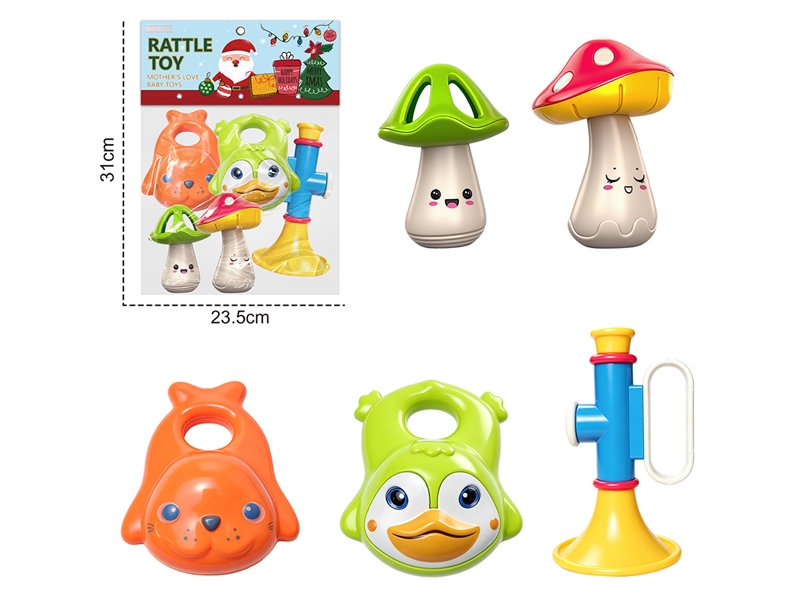 BABY RATTLE 5PCS - HP1256413