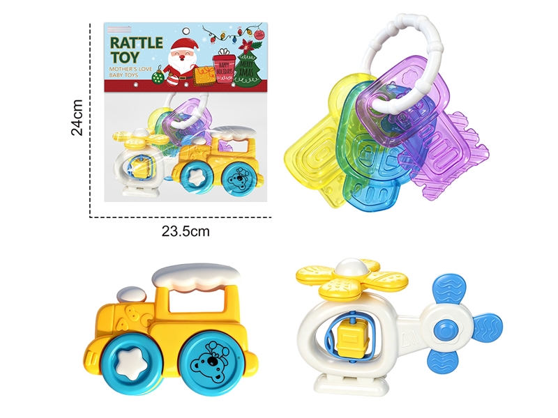 BABY RATTLE 3PCS - HP1256419