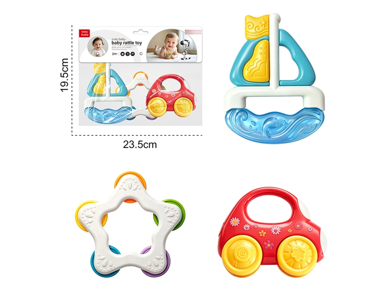 BABY RATTLE 3PCS - HP1256424