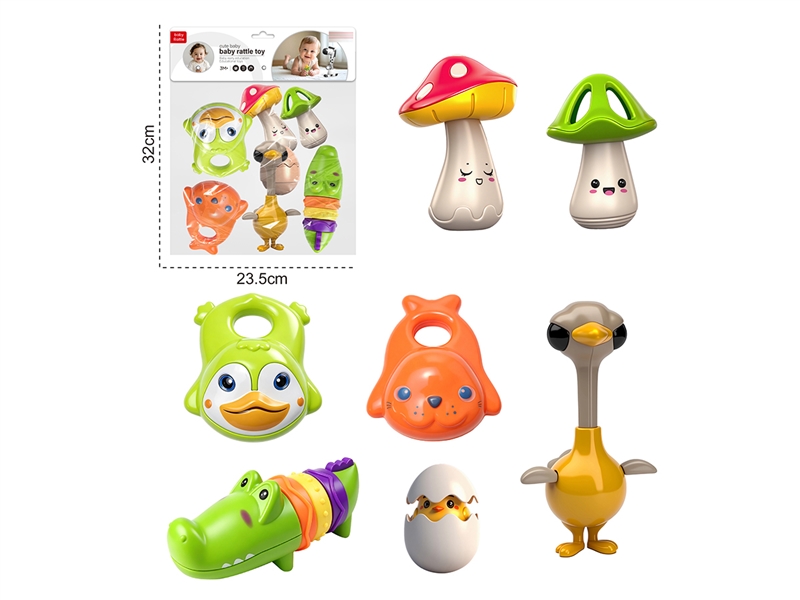 BABY RATTLE 7PCS - HP1256431