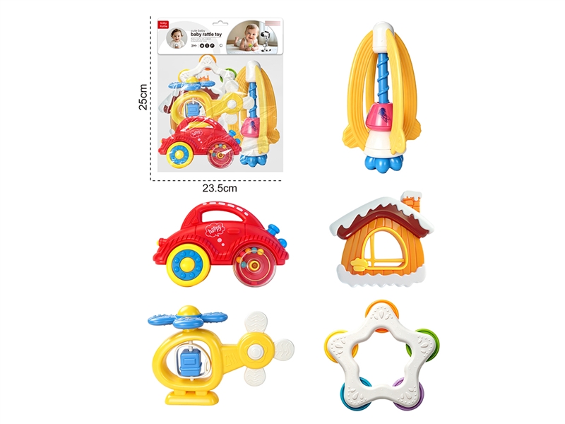BABY RATTLE 5PCS - HP1256432