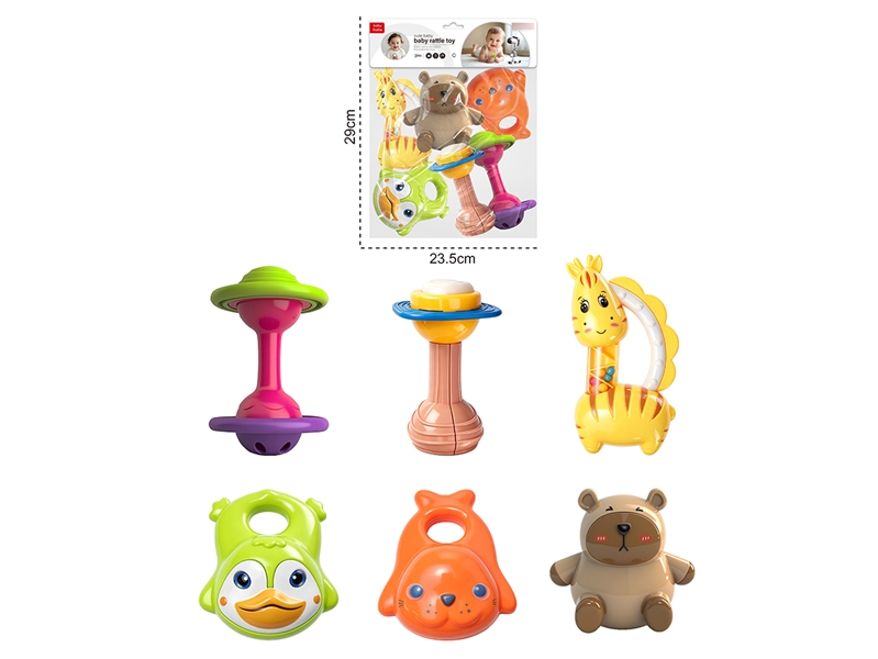 BABY RATTLE 6PCS - HP1256434