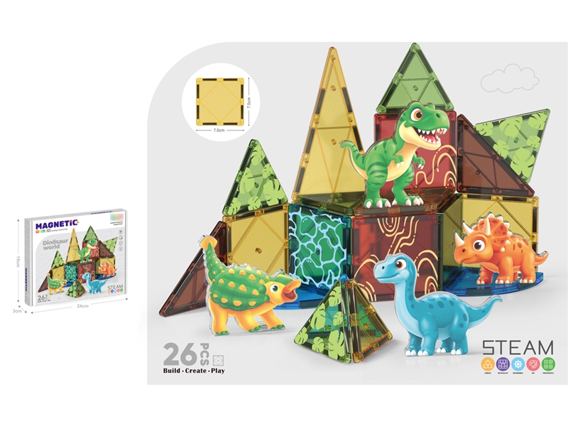 MAGNETIC BUILDING BLOCK 26PCS - HP1256644