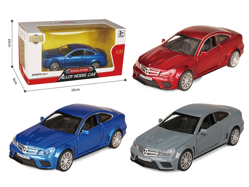 1:32 PULL BACK DIE-CAST CAR W/LIGHT & MUSIC(INCLUDE BATTERY) - HP1257155