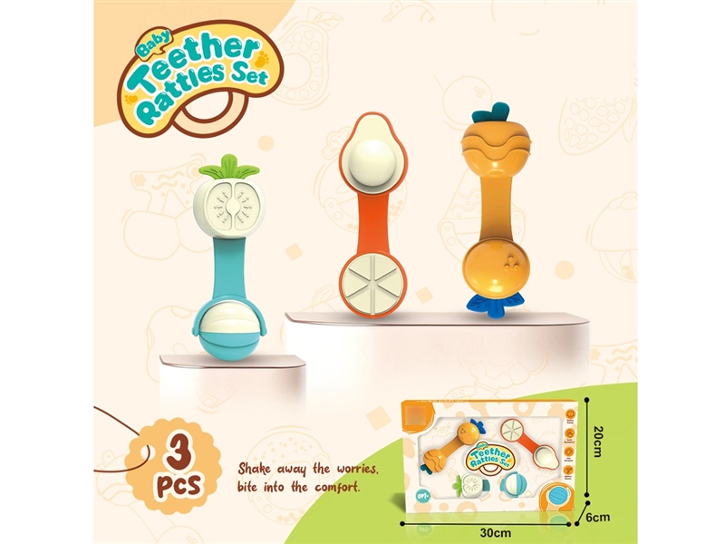 BABY RATTLE 3PCS - HP1257231