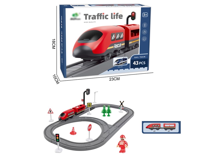 B/O TRACK FIRE TRUCK 43PCS - HP1257345