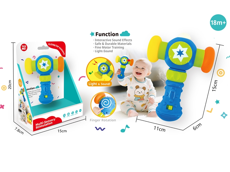 BABY HAMMER W/LIGHT & SOUND - HP1257436