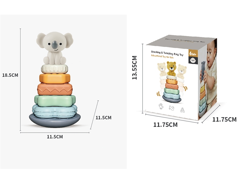 STACKING & TUMBLING RING TOYS - HP1257554