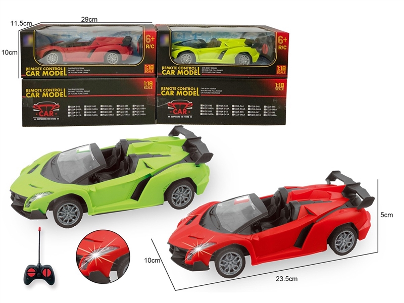 4-CHANNEL R/C CAR W/LIGHT(NOT INCLUDED BATTERY),2COLOURS - HP1258071