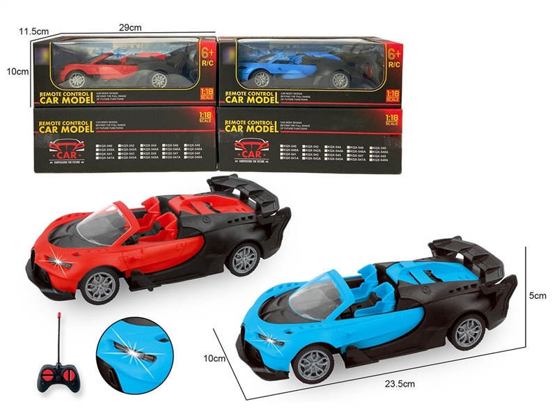 4-CHANNEL R/C CAR W/LIGHT(NOT INCLUDED BATTERY),2COLOURS - HP1258072