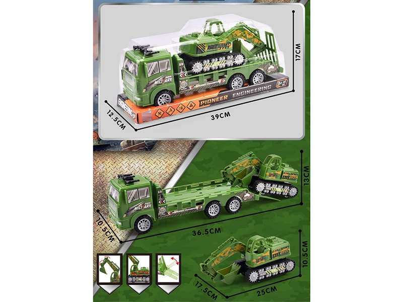 FRICTION MILITARY TRUCK SET - HP1258196