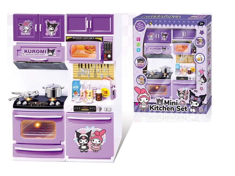 KITCHEN SET W/LIGHT & MUSIC(INCLUDED BATTERY) - HP1258605