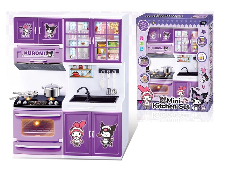 KITCHEN SET W/LIGHT & MUSIC(INCLUDED BATTERY) - HP1258606