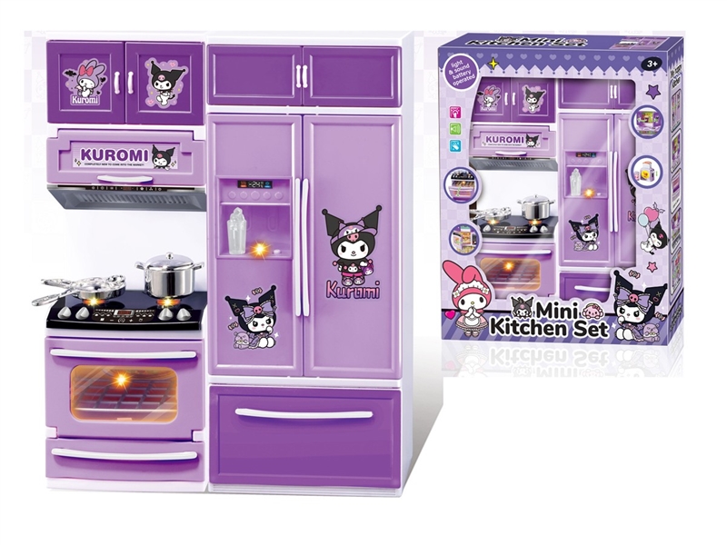 KITCHEN SET W/LIGHT & MUSIC(INCLUDED BATTERY) - HP1258610