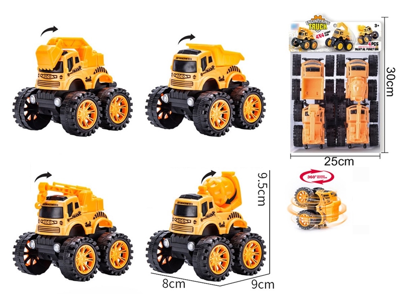 FRICTION STUNT CAR,4ASST - HP1258920