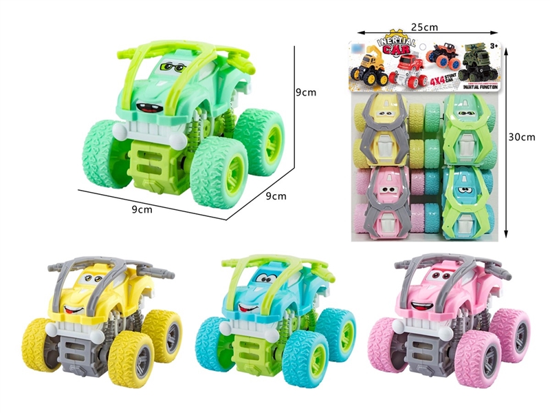 FRICTION STUNT CAR 4PCS - HP1258923