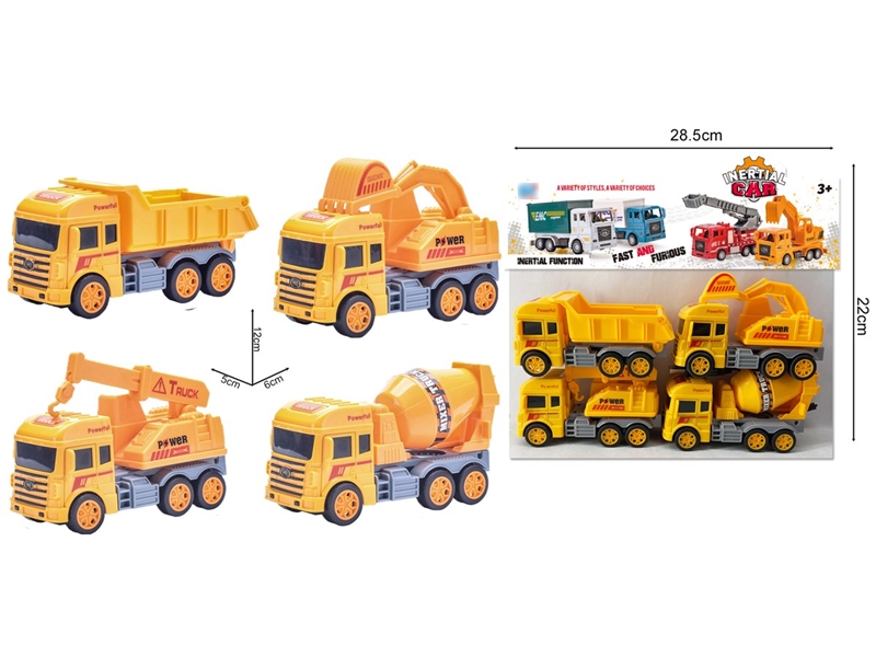 FRICTION CAR 4PCS - HP1258928