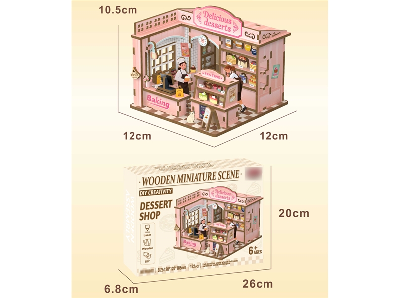 DESSERT SHOP 132PCS - HP1259011