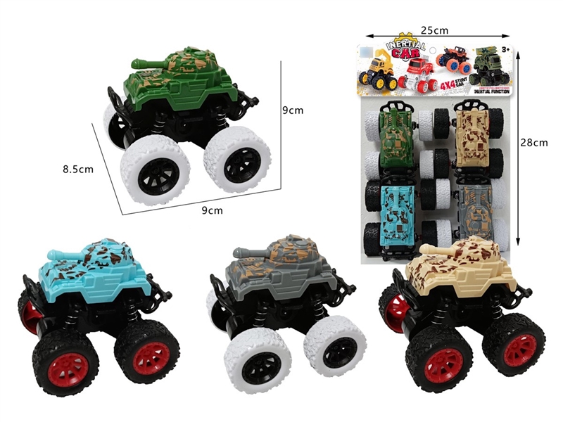 FRICTION STUNT CAR 4PCS - HP1259025