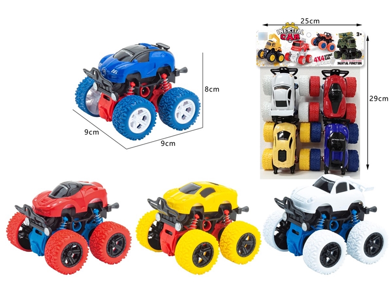 FRICTION STUNT CAR 4PCS - HP1259026