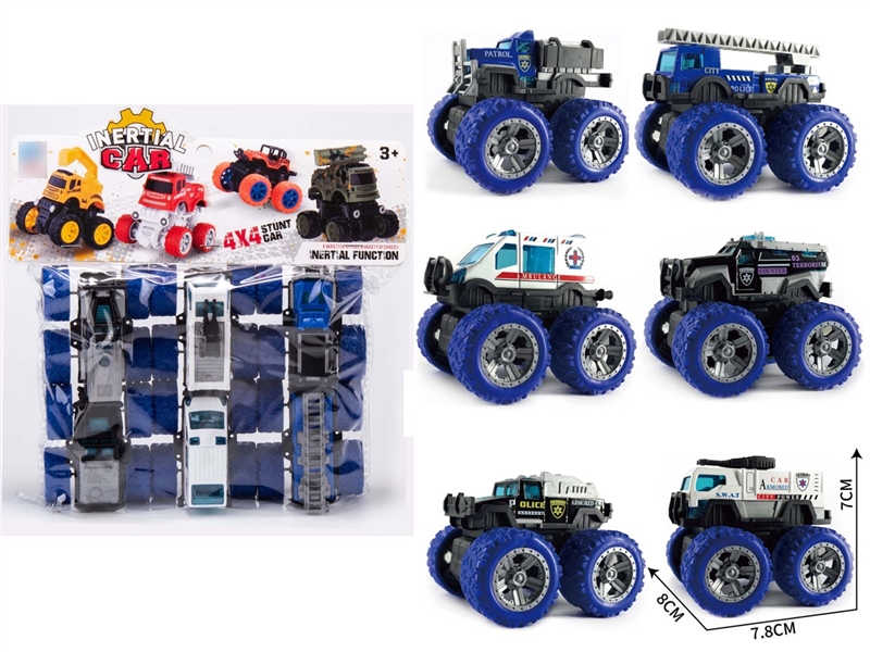 PULL BACK CAR 6PCS - HP1259086