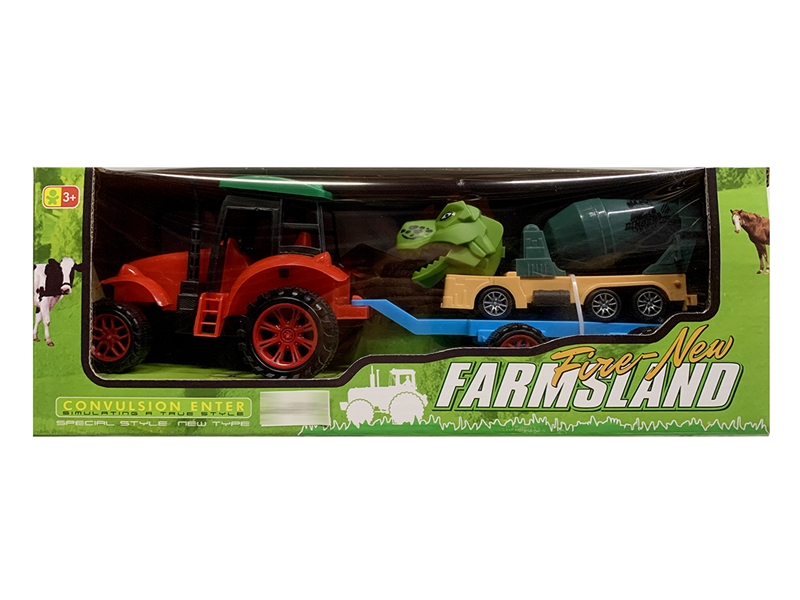 FREE WAY FARM CAR W/PULL BACK DINOSAUR CAR - HP1259369