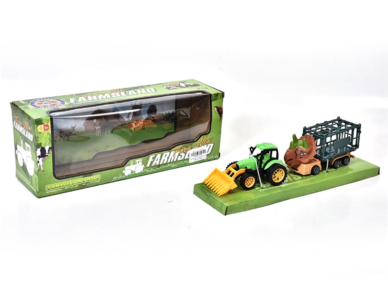 FREE WAY FARM CAR W/PULL BACK DINOSAUR CAR - HP1259371