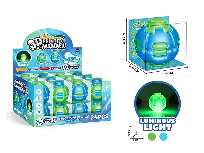 SPIN TOP W/NIGHT LIGHTS,24PCS/ DISPLAY BOX - HP1259396