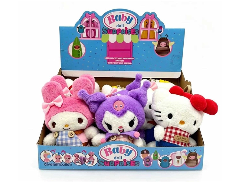 14CM PLUSH TOY,6PCS - HP1259729