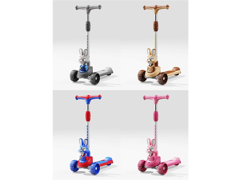 SCOOTER W/LIGHT & MUSIC，4COLOURS - HP1260015