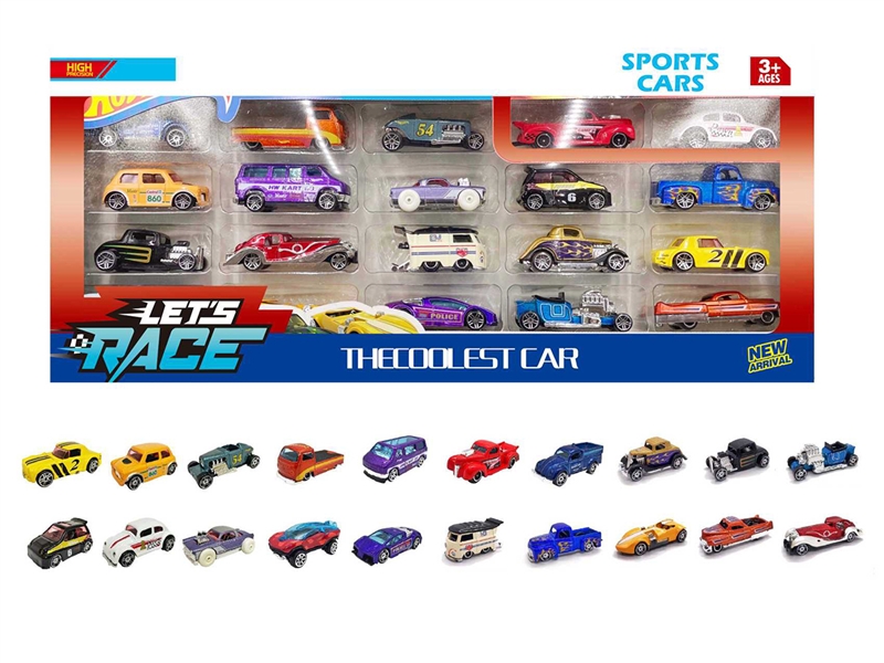 1:64 FREE WAY DIE-CAST CAR 20PCS - HP1260155