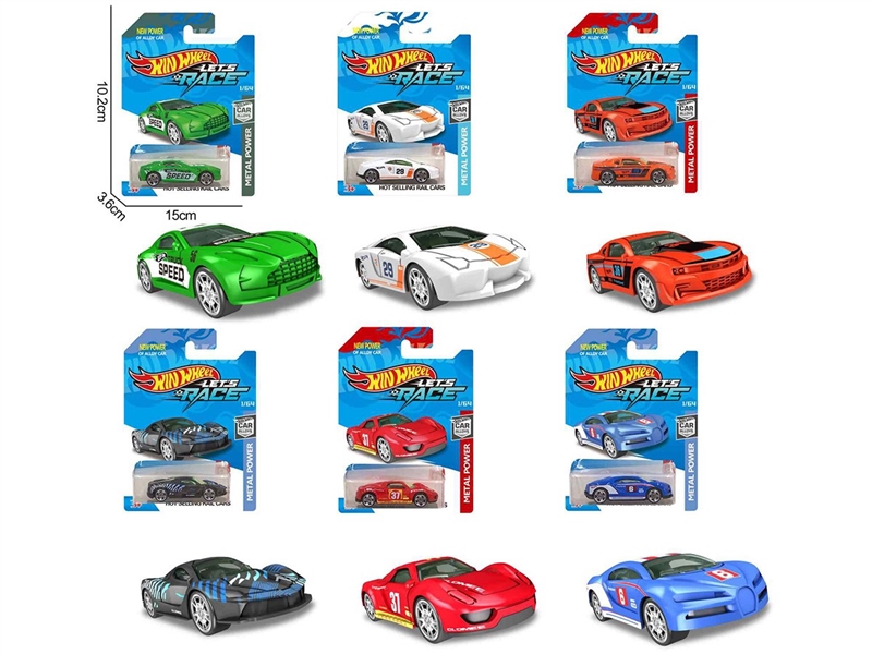 1:64 FREE WAY DIE-CAST CAR 6ASST - HP1260166