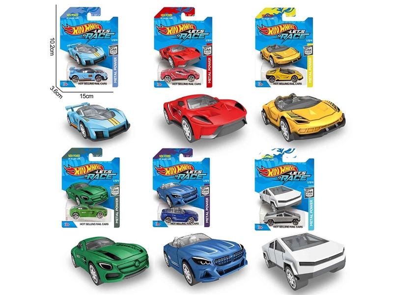 1:64 FREE WAY DIE-CAST CAR 6ASST - HP1260169
