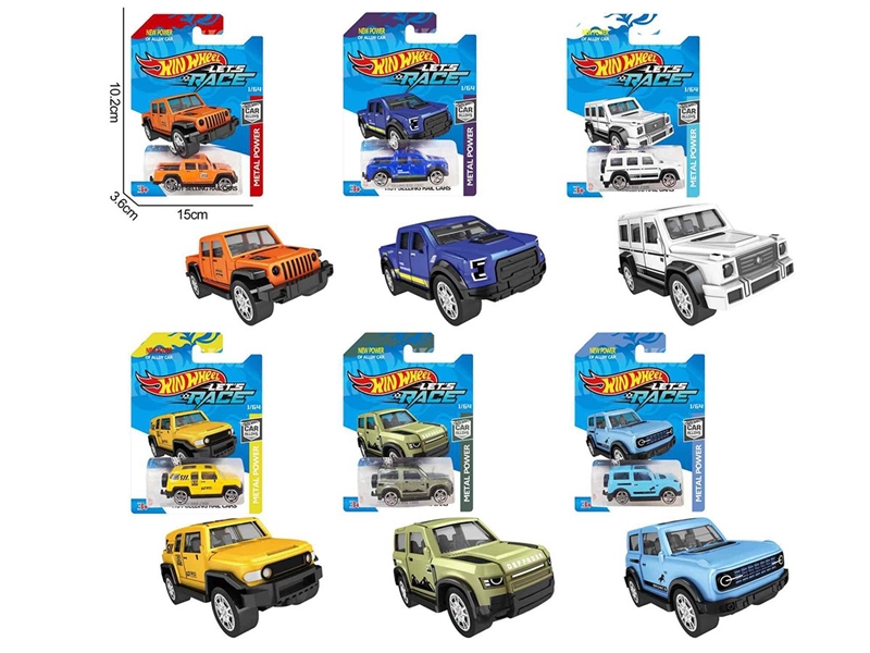1:64 FREE WAY DIE-CAST CAR 6ASST - HP1260170