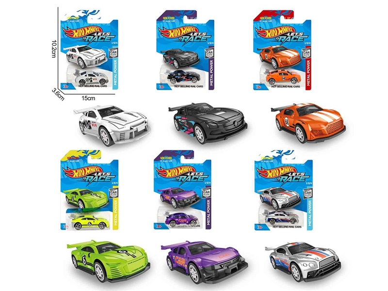 1:64 FREE WAY DIE-CAST CAR 6ASST - HP1260171